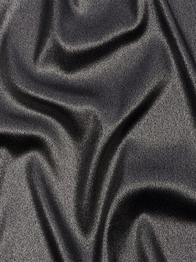 Stretch Polyester Crepe with Gold Foiling – Black – Devyn Collection Stretch Polyester Crepe with Gold Foiling – Black – Devyn Collection