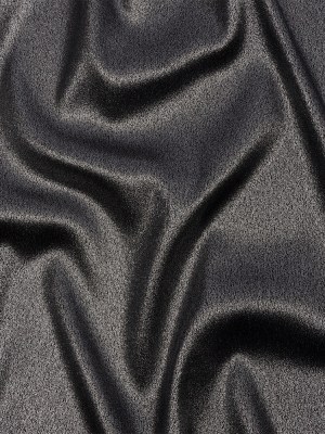 Stretch Polyester Crepe with Gold Foiling – Black – Devyn Collection Stretch Polyester Crepe with Gold Foiling – Black – Devyn Collection