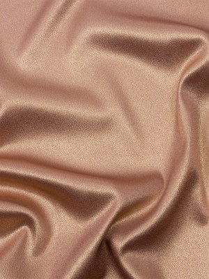 Stretch Polyester Crepe with Gold Foiling – Tan – Devyn Collection Stretch Polyester Crepe with Gold Foiling – Tan – Devyn Collection