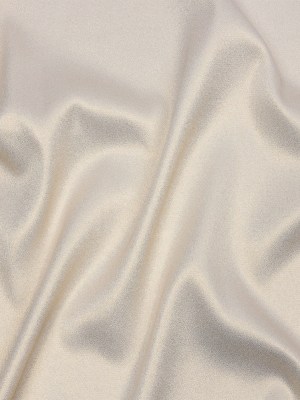 Stretch Polyester Crepe with Gold Foiling – White – Devyn Collection Stretch Polyester Crepe with Gold Foiling – White – Devyn Collection