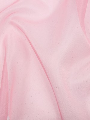Polyester Mesh Organza with Gold Glitter – Bubblegum – Starlight Collection Polyester Mesh Organza with Gold Glitter – Bubblegum – Starlight Collection