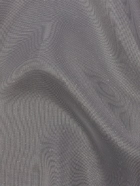 Polyester Mesh Organza with Silver Glitter – White – Starlight Collection Polyester Mesh Organza with Silver Glitter – White – Starlight Collection