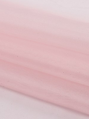 Polyester Mesh Organza with Silver Glitter – Baby Pink – Starlight Collection Polyester Mesh Organza with Silver Glitter – Baby Pink – Starlight Collection