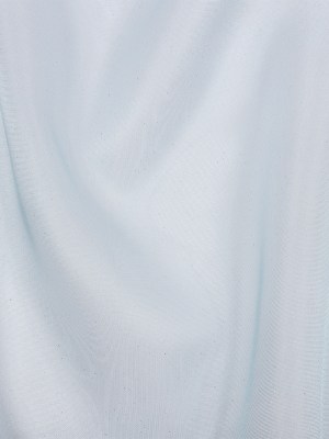 Polyester Mesh Organza with Silver Glitter – Sky Blue – Starlight Collection Polyester Mesh Organza with Silver Glitter – Sky Blue – Starlight Collection