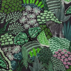 Stretch Cotton Twill Print – Green Mushrooms and Flowers – Mood Exclusive Woodland Escape Stretch Cotton Twill Print – Green Mushrooms and Flowers – Mood Exclusive Woodland Escape