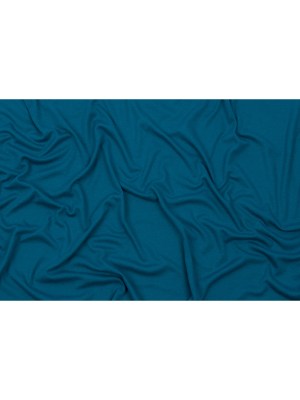 Teal Recycled Polyester Interlock Knit Teal Recycled Polyester Interlock Knit