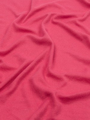 Soft Red Recycled Polyester Interlock Knit Soft Red Recycled Polyester Interlock Knit
