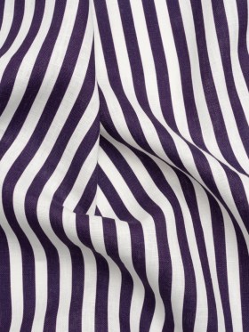 Medium Weight Linen Woven – Eggplant Stripes – Lydia Collection Medium Weight Linen Woven – Eggplant Stripes – Lydia Collection