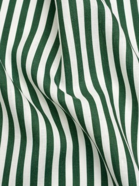 Medium Weight Linen Woven – Hunter Green Stripes – Lydia Collection Medium Weight Linen Woven – Hunter Green Stripes – Lydia Collection