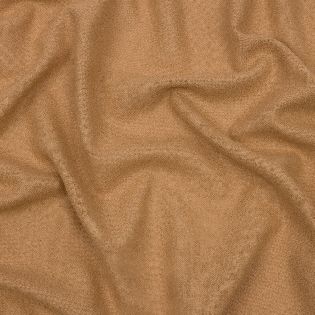 Tan Brushed Wool and Cashmere Woven Tan Brushed Wool and Cashmere Woven