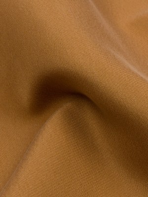 Golden Ochre Satin-Faced Polyester Twill Golden Ochre Satin-Faced Polyester Twill