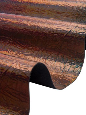 Crinkled Mirror Vinyl with Fabric Backing – Holographic Gray – Ingot Collection Crinkled Mirror Vinyl with Fabric Backing – Holographic Gray – Ingot Collection