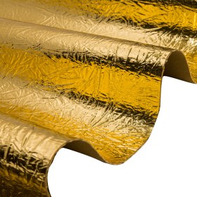 Crinkled Mirror Vinyl with Fabric Backing – Gold – Ingot Collection Crinkled Mirror Vinyl with Fabric Backing – Gold – Ingot Collection