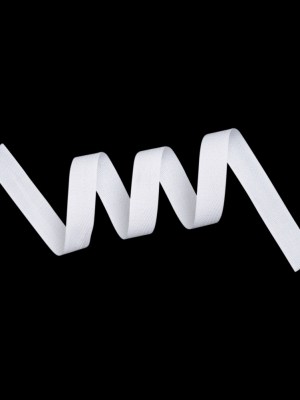 Tilly White Herringbone Cotton Twill Tape – 15mm Tilly White Herringbone Cotton Twill Tape – 15mm