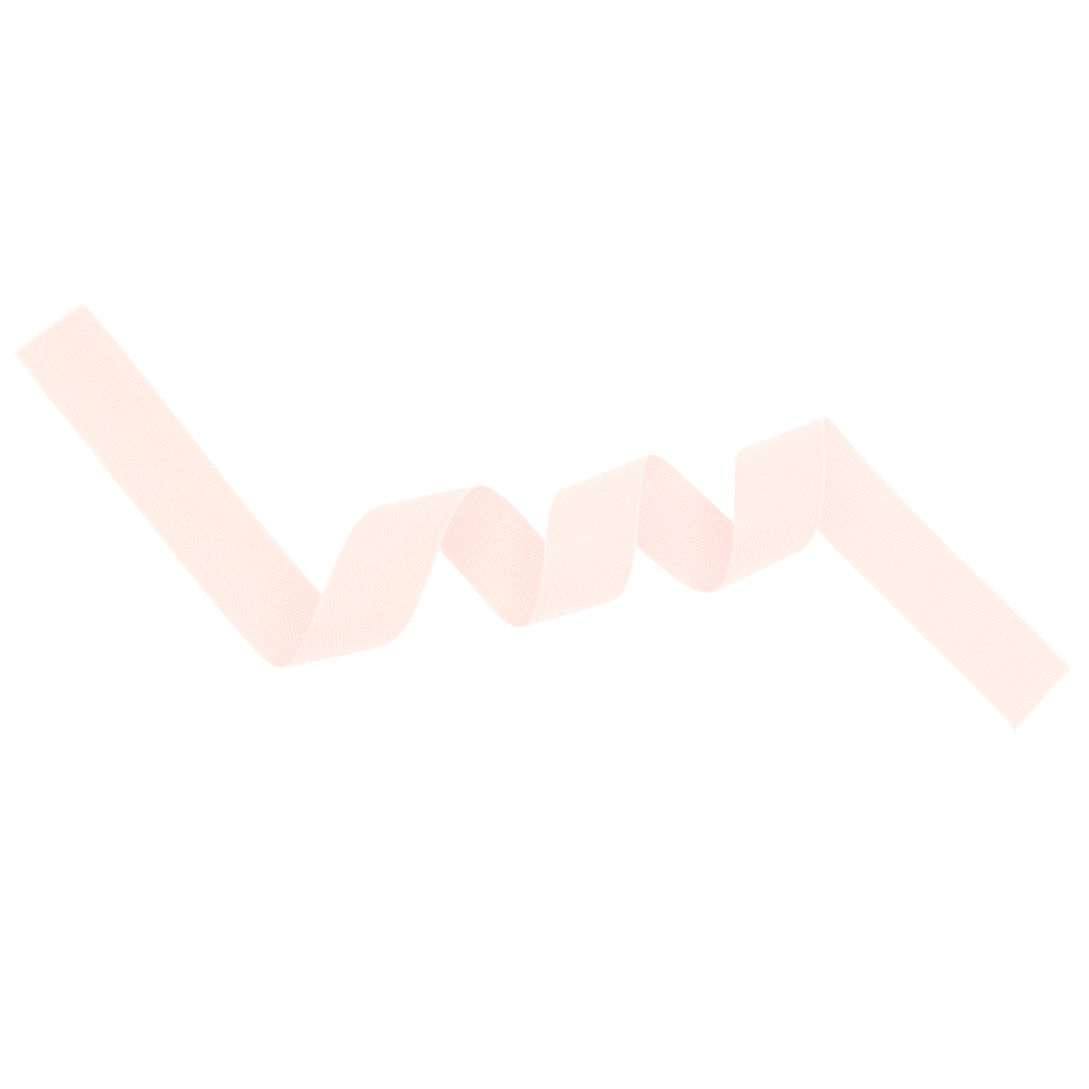 Tilly Light Blush Herringbone Cotton Twill Tape - 20mm