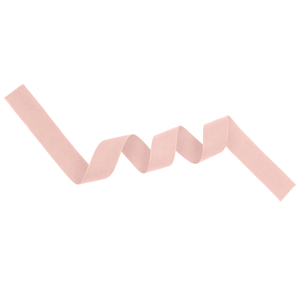 Tilly Tourmaline Mauve Herringbone Cotton Twill Tape - 20mm