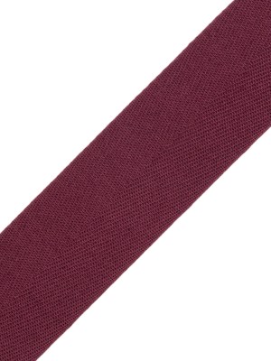 Tilly Eggplant Herringbone Cotton Twill Tape – 25mm Tilly Eggplant Herringbone Cotton Twill Tape – 25mm