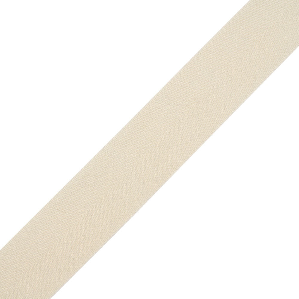 Tilly Ivory Pearl Herringbone Cotton Twill Tape – 25mm Tilly Ivory Pearl Herringbone Cotton Twill Tape – 25mm