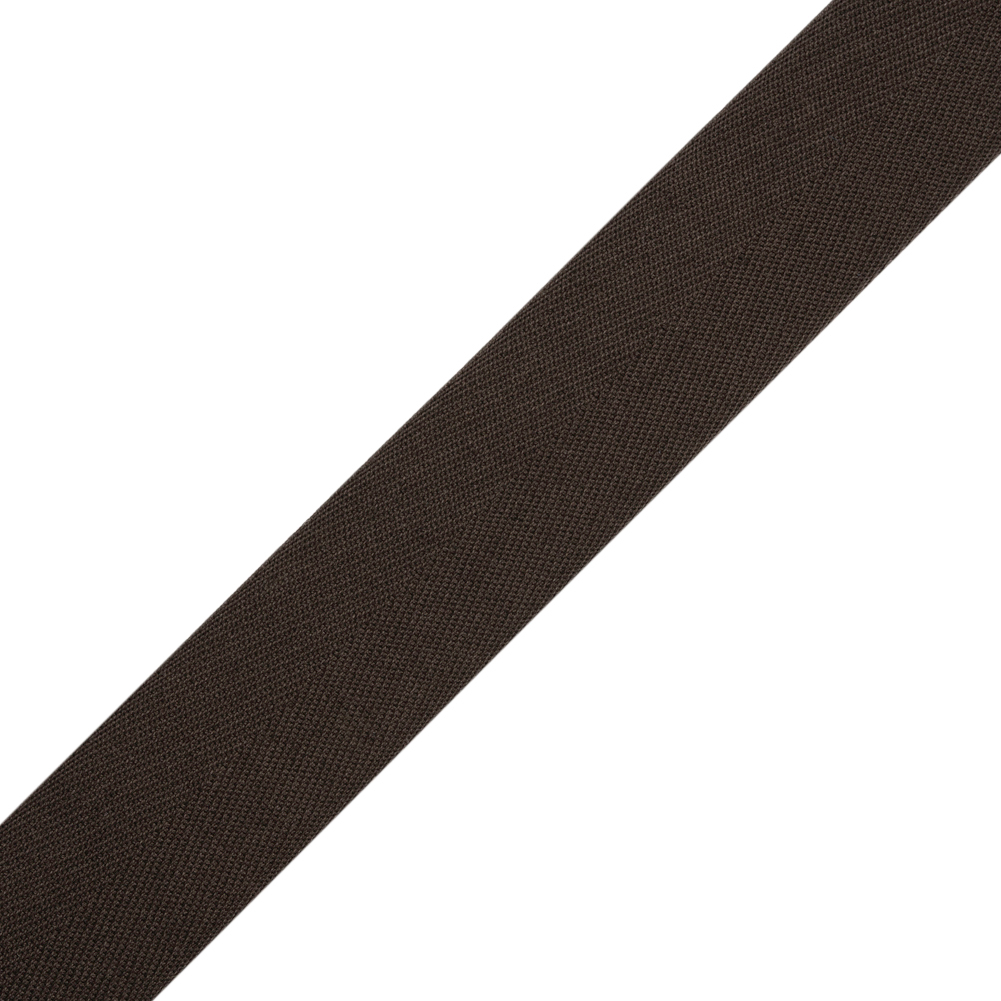 Tilly Black Coffee Herringbone Cotton Twill Tape – 25mm Tilly Black Coffee Herringbone Cotton Twill Tape – 25mm