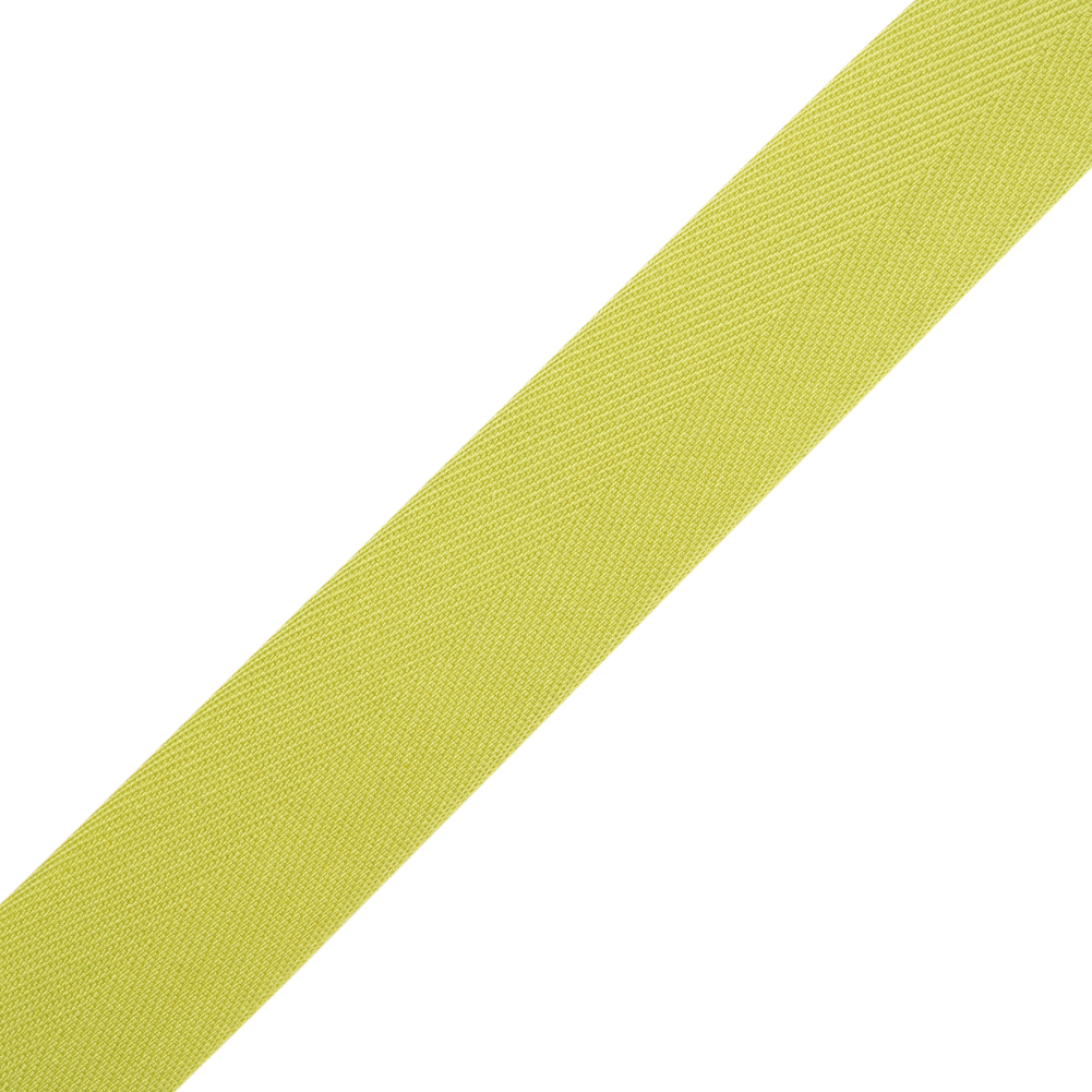 Tilly Light Chartreuse Herringbone Cotton Twill Tape – 25mm Tilly Light Chartreuse Herringbone Cotton Twill Tape – 25mm