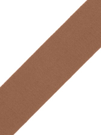 Tilly Coffee Herringbone Cotton Twill Tape – 25mm Tilly Coffee Herringbone Cotton Twill Tape – 25mm