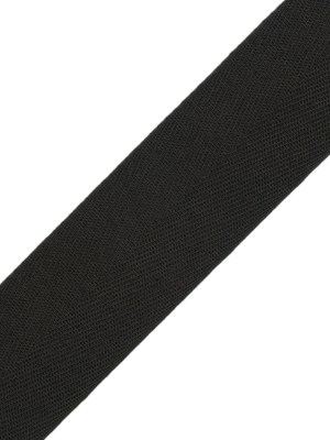 Tilly Caviar Herringbone Cotton Twill Tape – 25mm Tilly Caviar Herringbone Cotton Twill Tape – 25mm