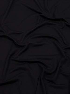Black Stretch Rayon French Terry Black Stretch Rayon French Terry