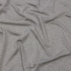 Heathered Light Gray Stretch Rayon French Terry Heathered Light Gray Stretch Rayon French Terry