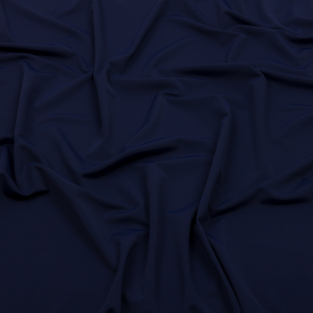 Navy Stretch Nylon Interlock Knit Navy Stretch Nylon Interlock Knit