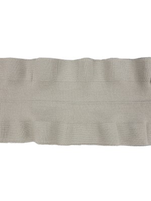 Gray Ruffled Foldover Rib Knit Trim – 37″ x 6.5″ Gray Ruffled Foldover Rib Knit Trim – 37″ x 6.5″