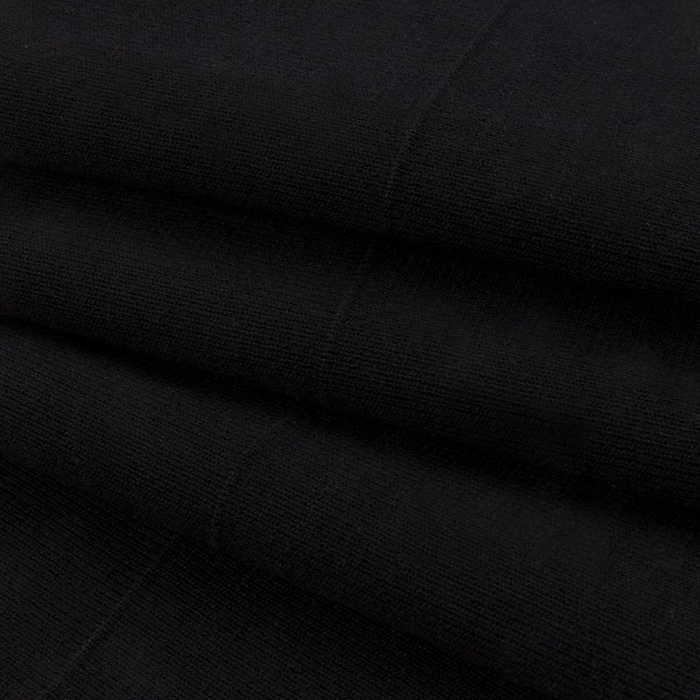 Black 1×1 Foldover Rib Knit Trim – 37″ x 5.5″ Black 1×1 Foldover Rib Knit Trim – 37″ x 5.5″