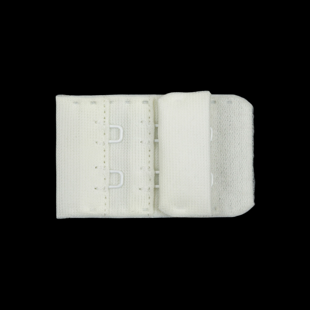 Off White Bra Hook and Eye Back Closure – 2 x 3 Off White Bra Hook and Eye Back Closure – 2 x 3