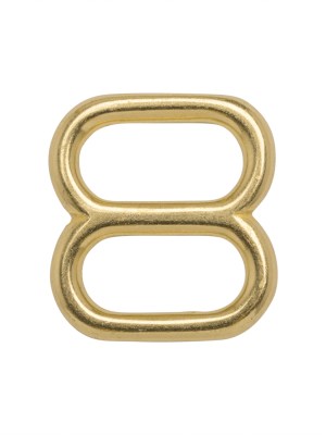 Gold Metal Double Loop Ring – 1.25″ x 1.125″ Gold Metal Double Loop Ring – 1.25″ x 1.125″