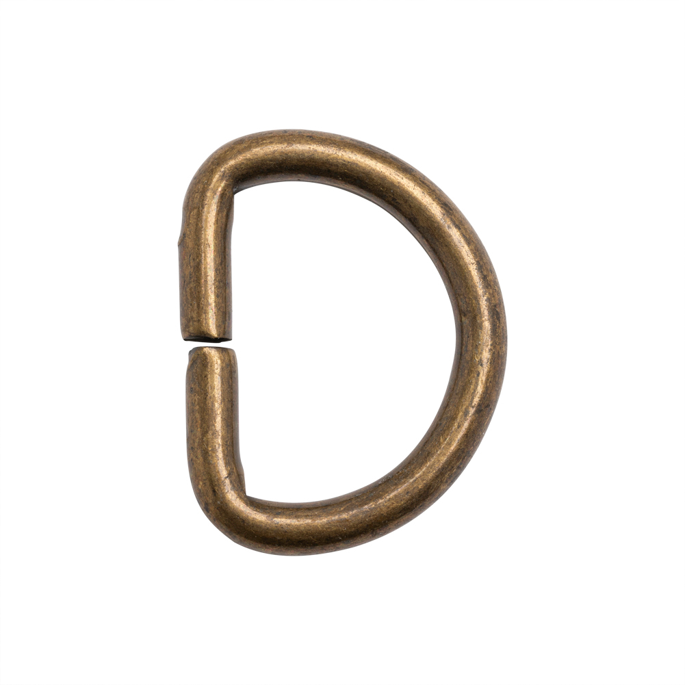 Bronze Metal D-Ring – 1.125″ x 1.375″ Bronze Metal D-Ring – 1.125″ x 1.375″