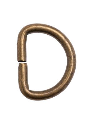 Bronze Metal D-Ring – 1.125″ x 1.375″ Bronze Metal D-Ring – 1.125″ x 1.375″