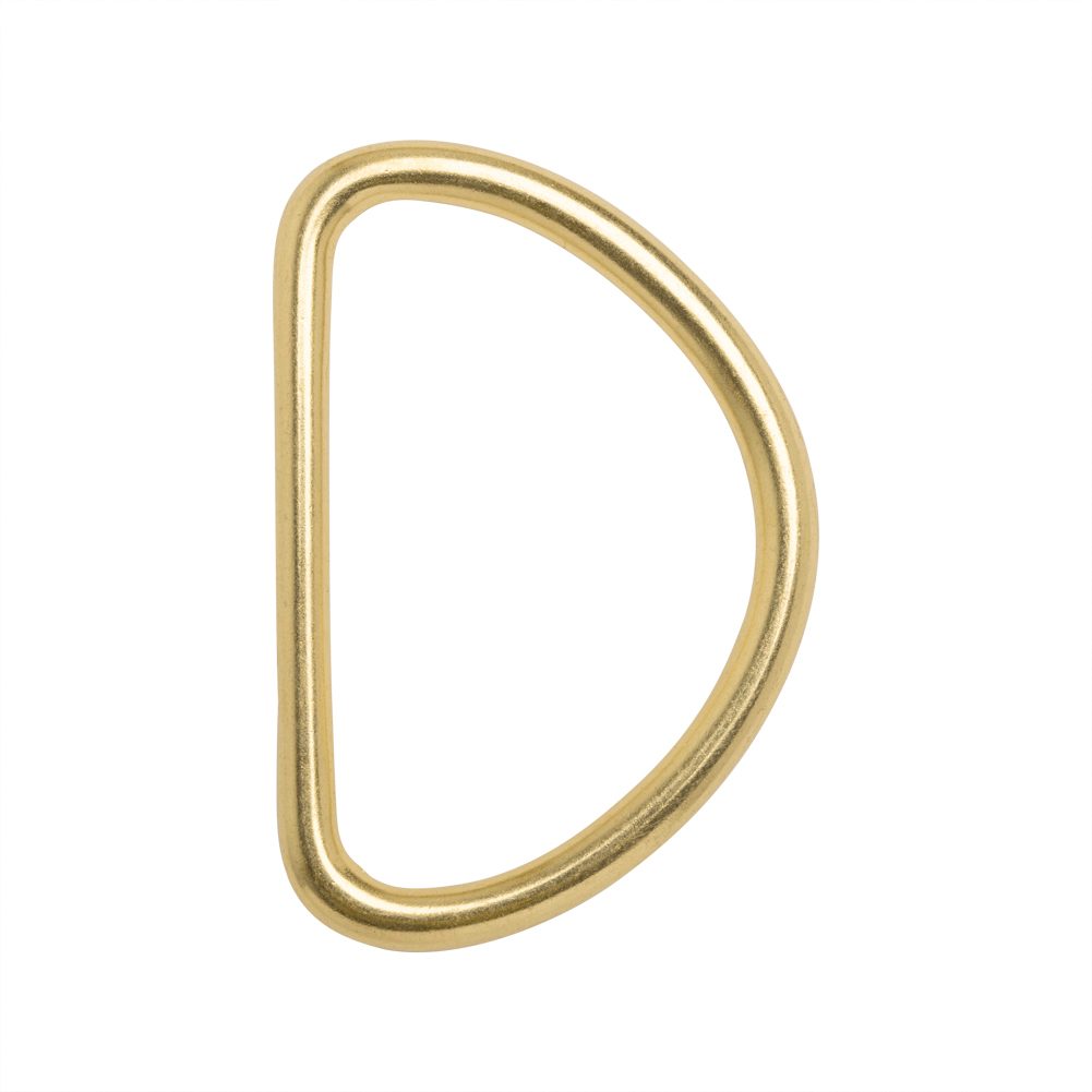 Polished Gold Metal D-Ring – 1.375″ x 2″ Polished Gold Metal D-Ring – 1.375″ x 2″