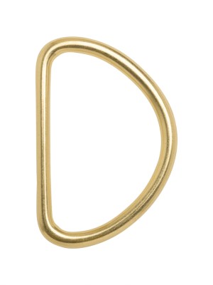 Polished Gold Metal D-Ring – 1.375″ x 2″ Polished Gold Metal D-Ring – 1.375″ x 2″