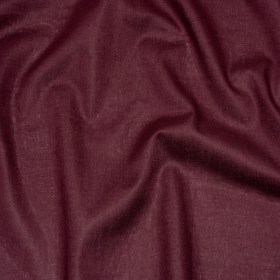 Mercerized Organic Egyptian Cotton Voile – Burgundy – Toulouse Collection Mercerized Organic Egyptian Cotton Voile – Burgundy – Toulouse Collection