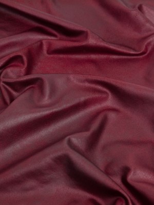 Faux Leather Foil Stretch Polyester Knit – Wine Cloud Textured – Vanessa Collection Faux Leather Foil Stretch Polyester Knit – Wine Cloud Textured – Vanessa Collection