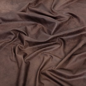 Faux Leather Foil Stretch Polyester Knit – Dark Brown Cloud Textured – Vanessa Collection Faux Leather Foil Stretch Polyester Knit – Dark Brown Cloud Textured – Vanessa Collection
