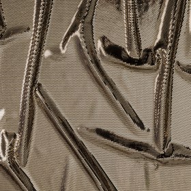 Stretch Polyester Velour with Crystal Foiled Polka Dots – Black and Gold Stretch Polyester Velour with Crystal Foiled Polka Dots – Black and Gold