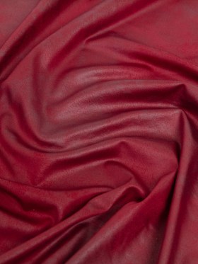 Faux Leather Foil Stretch Polyester Knit – Red Cloud Textured – Vanessa Collection Faux Leather Foil Stretch Polyester Knit – Red Cloud Textured – Vanessa Collection