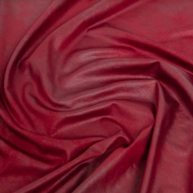Faux Leather Foil Stretch Polyester Knit – Red Cloud Textured – Vanessa Collection Faux Leather Foil Stretch Polyester Knit – Red Cloud Textured – Vanessa Collection