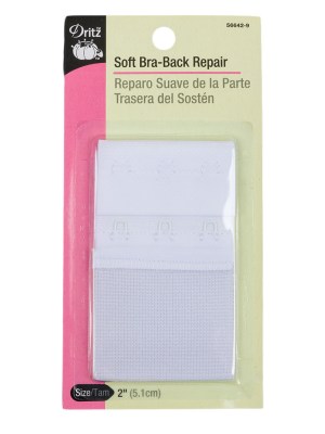 Dritz White Bra Back Repair – 2″ Dritz White Bra Back Repair – 2″