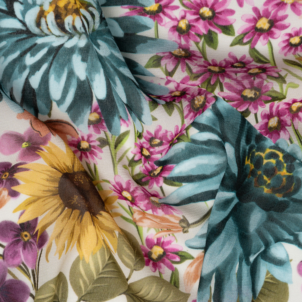 Mood Exclusive White Sightly Saunters Viscose Georgette Mood Exclusive White Sightly Saunters Viscose Georgette