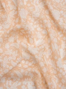 Cotton Gauze – Beige and White Floral – Mood Exclusive Simple Somethings Print Cotton Gauze – Beige and White Floral – Mood Exclusive Simple Somethings Print