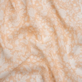 Cotton Gauze – Beige and White Floral – Mood Exclusive Simple Somethings Print Cotton Gauze – Beige and White Floral – Mood Exclusive Simple Somethings Print