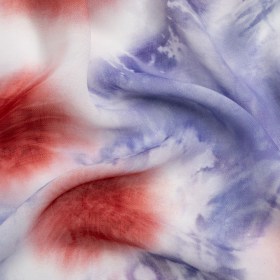 Mood Exclusive Firecracker Freedom Slubbed Sheer Polyester Woven Mood Exclusive Firecracker Freedom Slubbed Sheer Polyester Woven