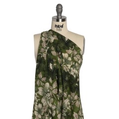 Sustainable Viscose Crepe Print – Green and White Floral – Mood Exclusive Crowded Fields Sustainable Viscose Crepe Print – Green and White Floral – Mood Exclusive Crowded Fields