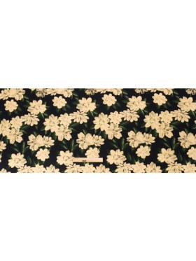 Sustainable Viscose Floral Jacquard Print – Beige and Black Floral – Mood Exclusive Midnight at Giverny Sustainable Viscose Floral Jacquard Print – Beige and Black Floral – Mood Exclusive Midnight at Giverny